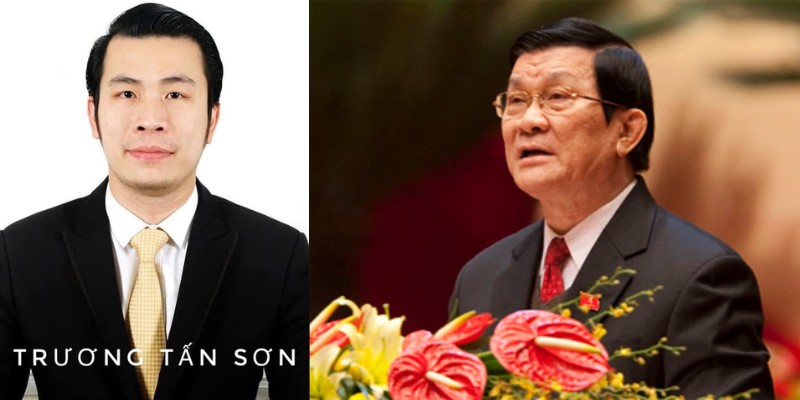 Bố Ông Trương Tấn Sơn là ông Trương Tấn Sang, nguyên Chủ tịch nước thứ 7