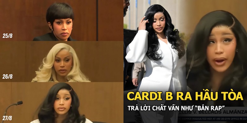 Lời khai của Cardi B tại tòa án được ví như tiểu phẩm hài