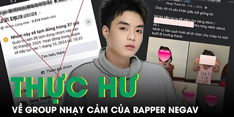 Negav bị lộ loạt bài viết nhạy cảm trong nhóm kín 3000 thành viên