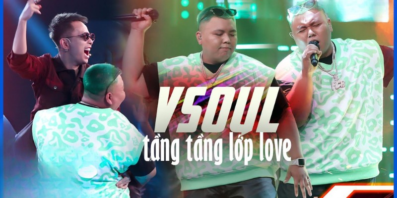 Anh gây ấn tượng mạnh mẽ bằng bản rap “Tầng tầng lớp love” tại Rap Việt mùa 2